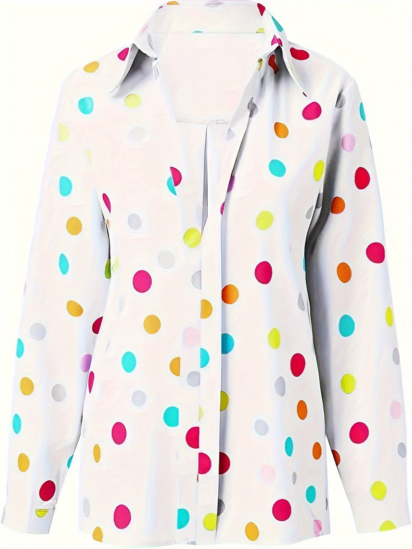 Playful Polka Dot Elizabeth Ainsley Everyday Blouse