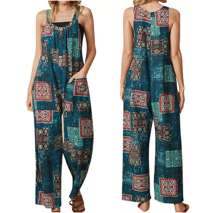 Vintage Print Elizabeth Ainsley Everyday Jumpsuit