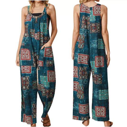 Vintage Print Elizabeth Ainsley Everyday Jumpsuit