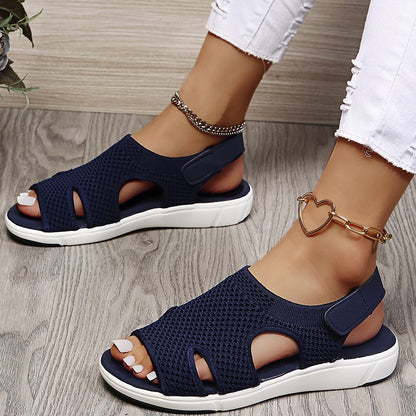 Breathable Comfort Elizabeth Ainsley Flat Sandals
