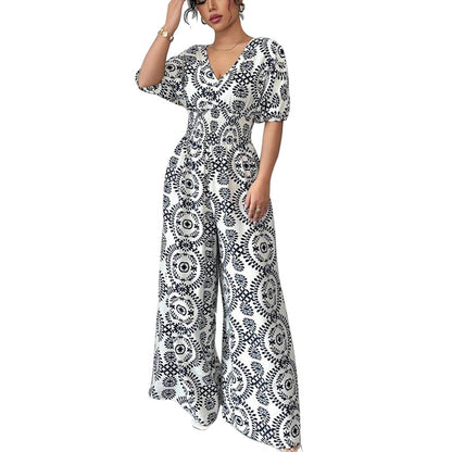 Chic Boho Print Elizabeth Ainsley Jumpsuit