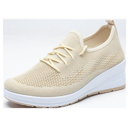 Breathable Mesh Platform Wedges by Elizabeth Ainsley