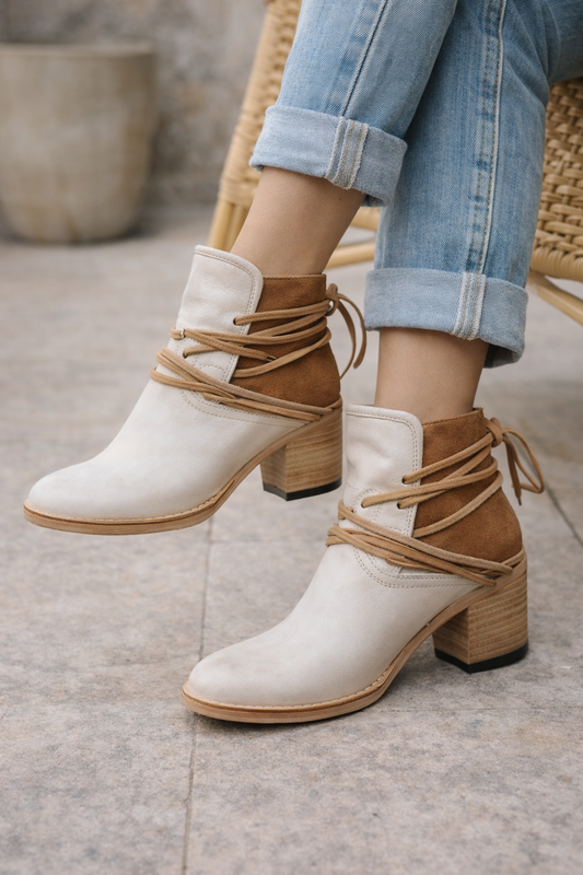 Elizabeth Ainsley Slingback High Heel Boots - Ergonomic Fit