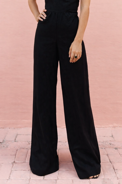 Chic Sleeveless High Waist Jumpsuit by Elizabeth Ainsley