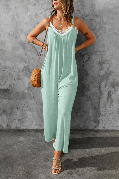 Relaxed Fit Elizabeth Ainsley Suspender Jumpsuit