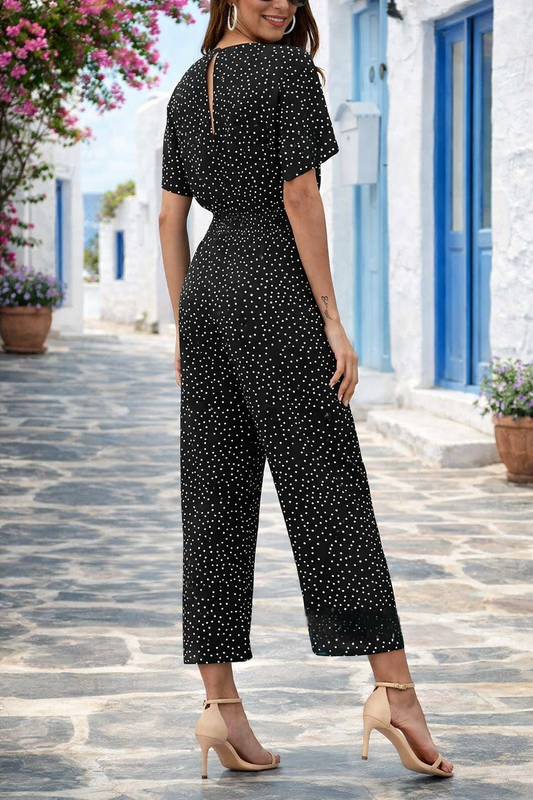 Chic Floral Elizabeth Ainsley Pinterest-Inspired Jumpsuit