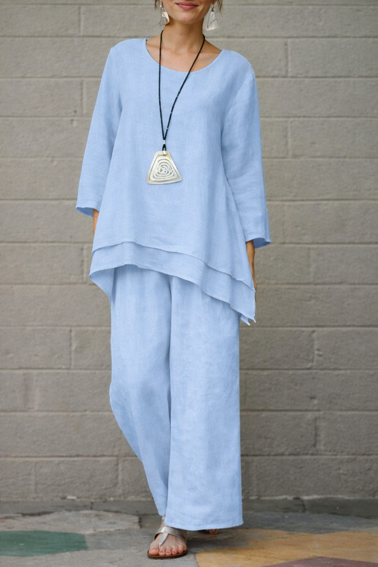 Pinterest-Inspired Elizabeth Ainsley Cotton Linen Outfit