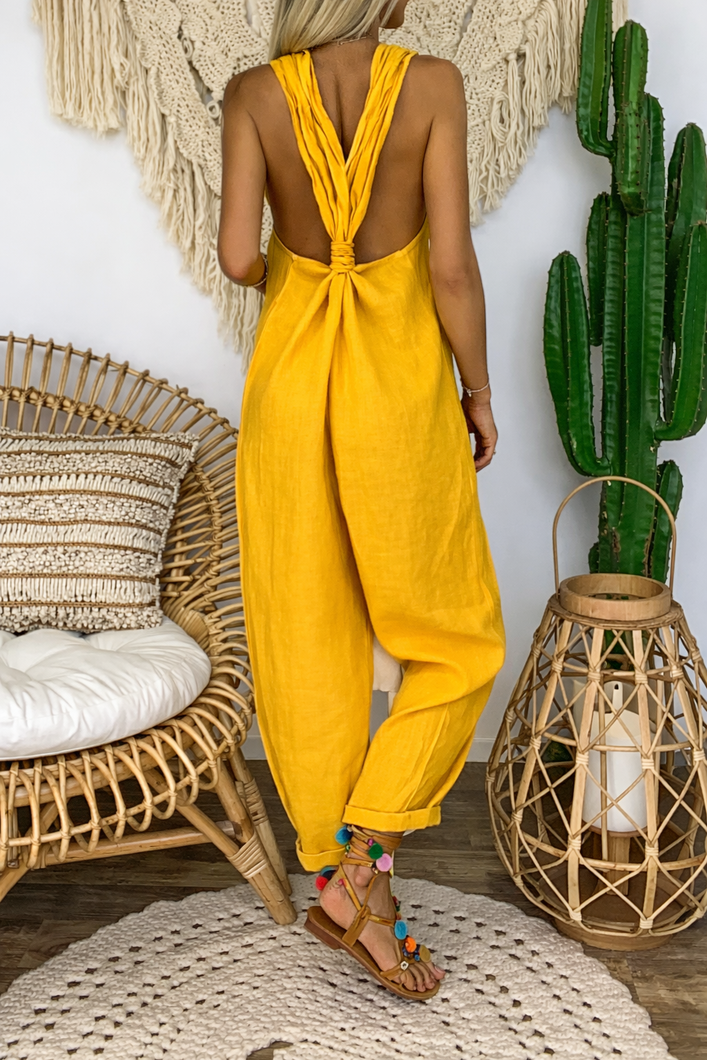 Vibrant Cotton Jumpsuit by Elizabeth Ainsley