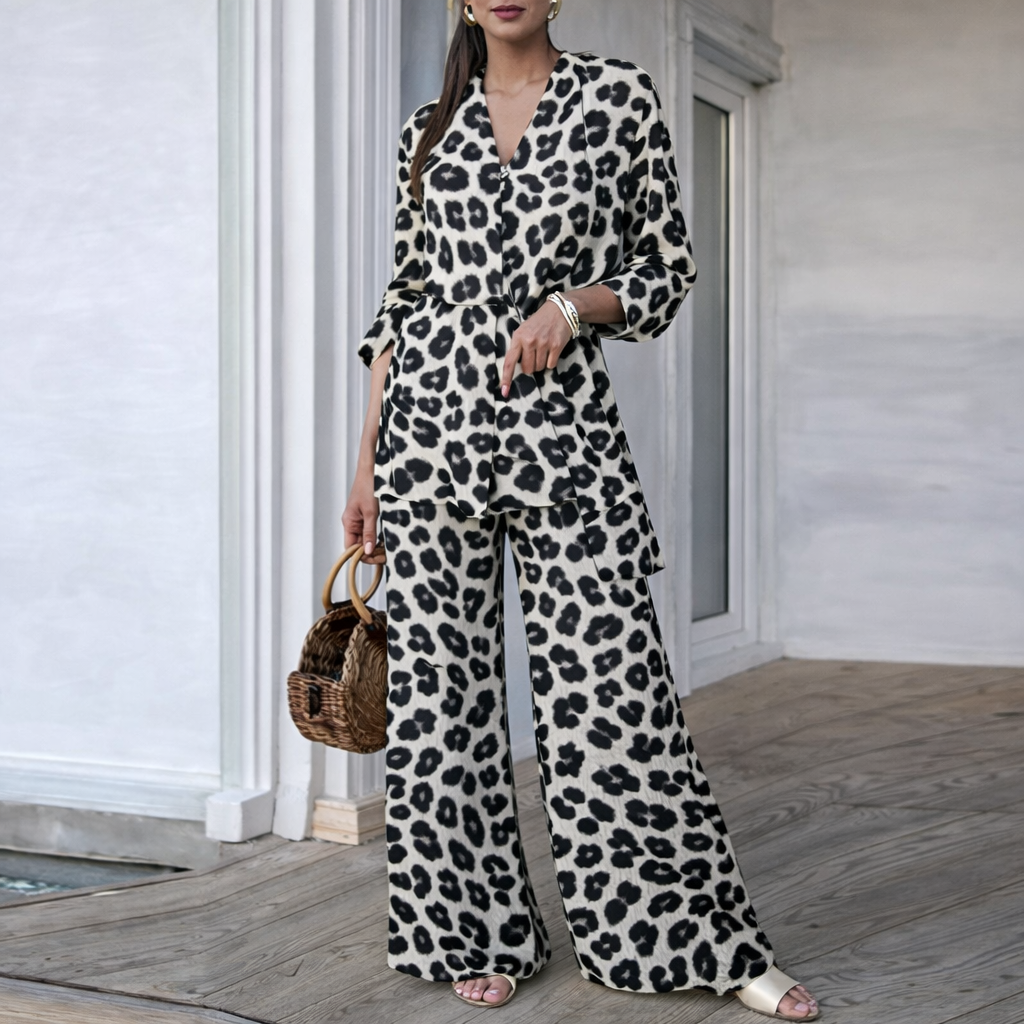 Leopard Print Loose Set by Elizabeth Ainsley