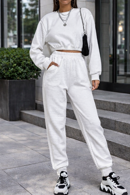 Textured Cozy Elizabeth Ainsley Women’s Lounge Set