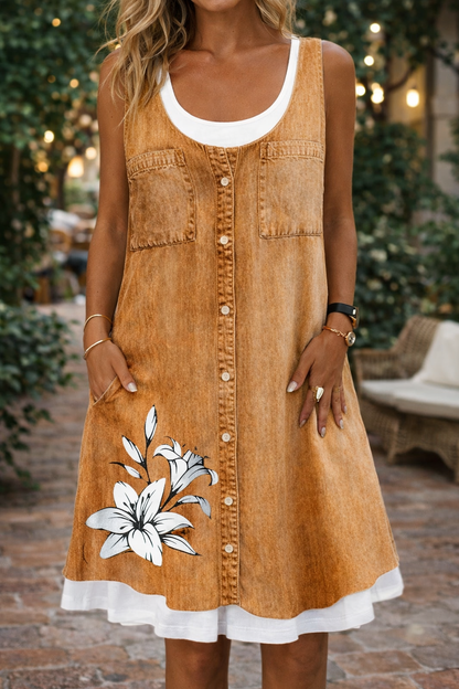 Pinterest-Inspired Blue Butterfly Dress by Elizabeth Ainsley