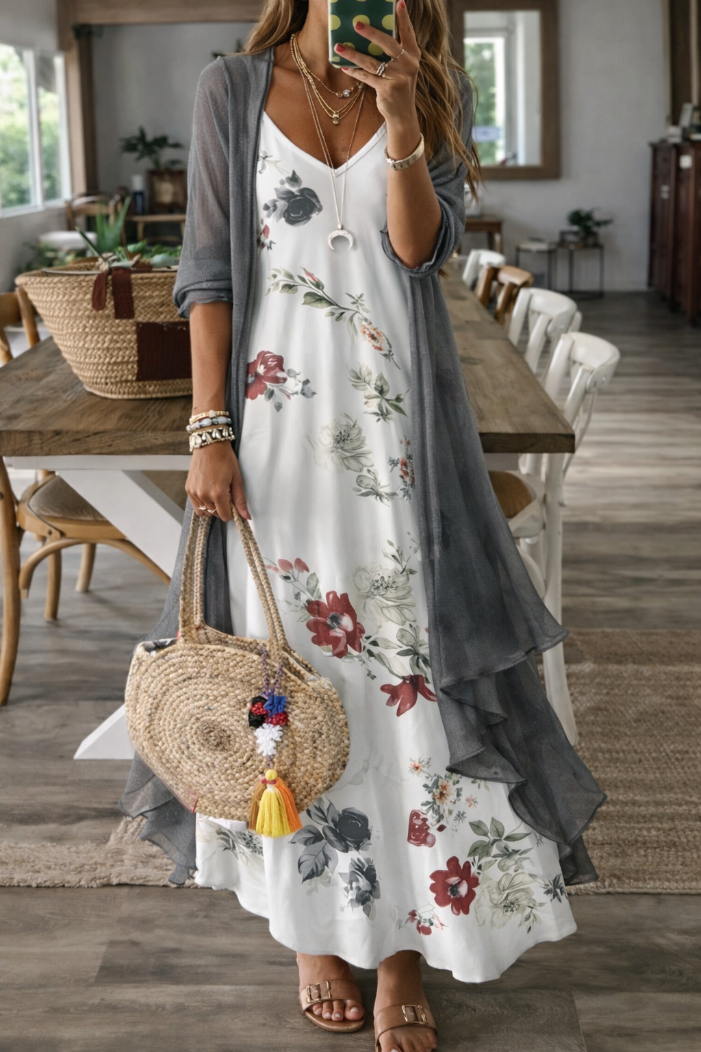 Floral Swing Elizabeth Ainsley Summer Suspender Dress