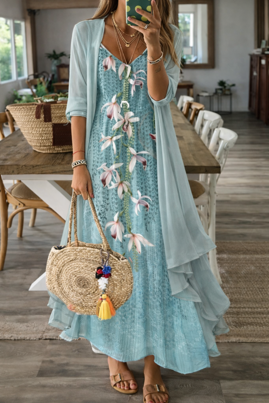 Floral Swing Elizabeth Ainsley Summer Suspender Dress