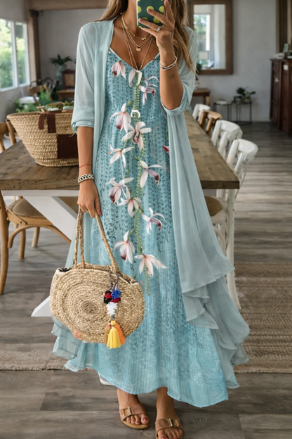 Floral Swing Elizabeth Ainsley Summer Suspender Dress