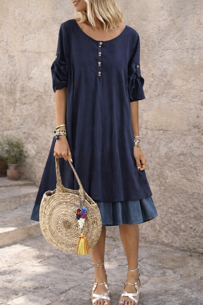 Retro Summer Swing Dress Elizabeth Ainsley Plus Size