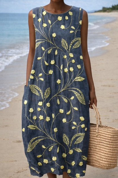 Pinterest-Inspired Elizabeth Ainsley Sleeveless Summer Dress