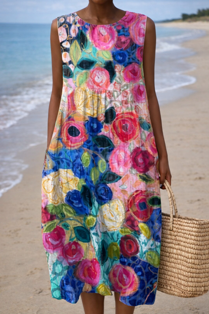 Pinterest-Inspired Elizabeth Ainsley Sleeveless Summer Dress