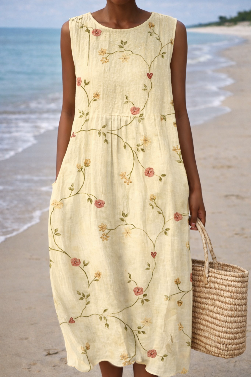 Pinterest-Inspired Elizabeth Ainsley Sleeveless Summer Dress