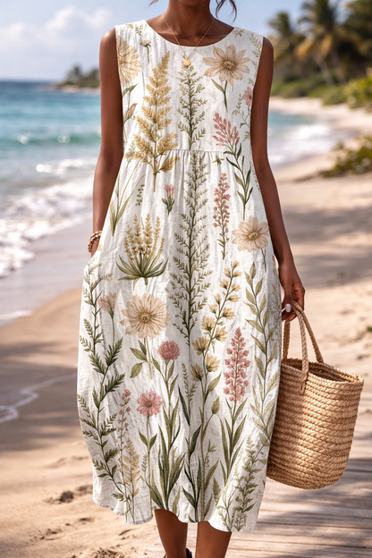 Pinterest-Inspired Elizabeth Ainsley Sleeveless Summer Dress
