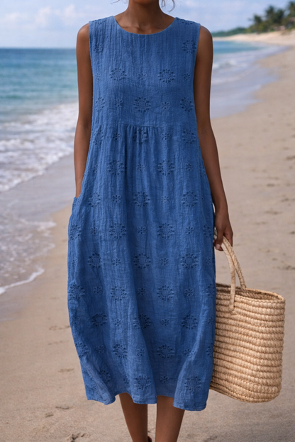 Pinterest-Inspired Elizabeth Ainsley Sleeveless Summer Dress