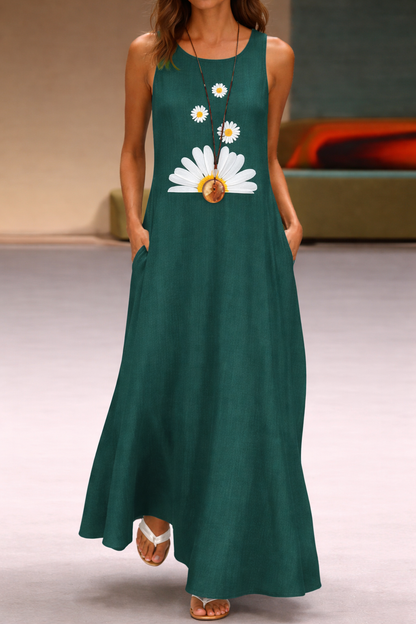 Floral Print Pocket Dress Elizabeth Ainsley Summer Style
