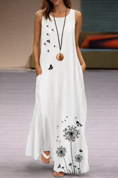 Floral Print Pocket Dress Elizabeth Ainsley Summer Style