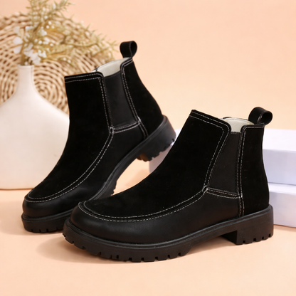Elizabeth Ainsley Platform Ankle Boots - Supportive Comfort