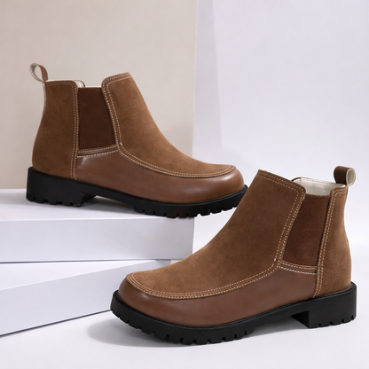 Elizabeth Ainsley Platform Ankle Boots - Supportive Comfort