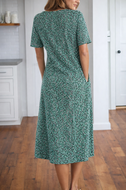 Floral Print Midi Dress by Elizabeth Ainsley