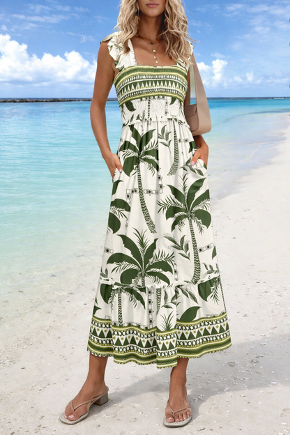 Boho Summer Maxi Dress Elizabeth Ainsley