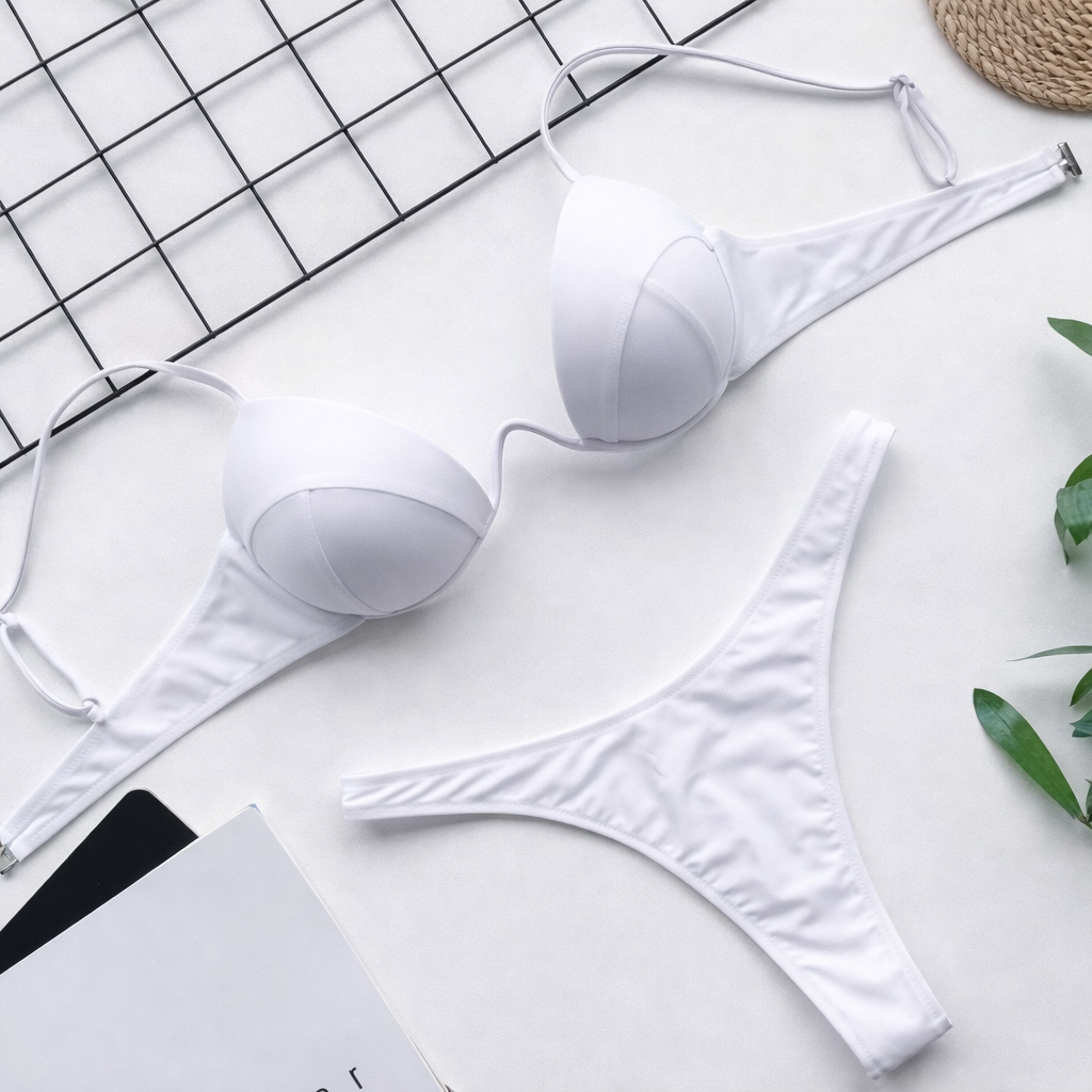 Vibrant Elizabeth Ainsley Perfect-Fit Bikini Swimsuit