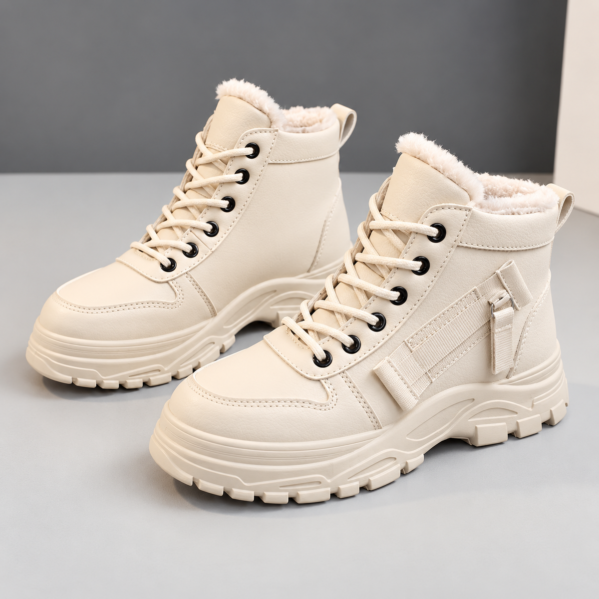 Maacah | Fleece-Lined Orthopedic High-Top Winter Sneakers