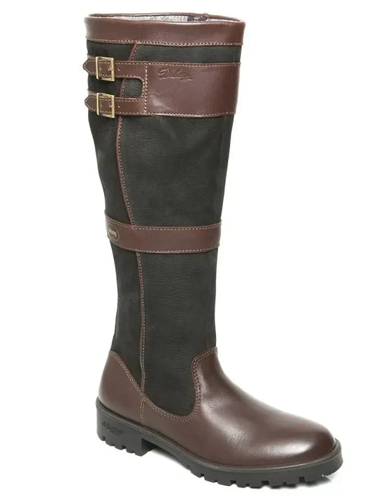 Elizabeth Ainsley Knee-High Boots - Square Heel Support