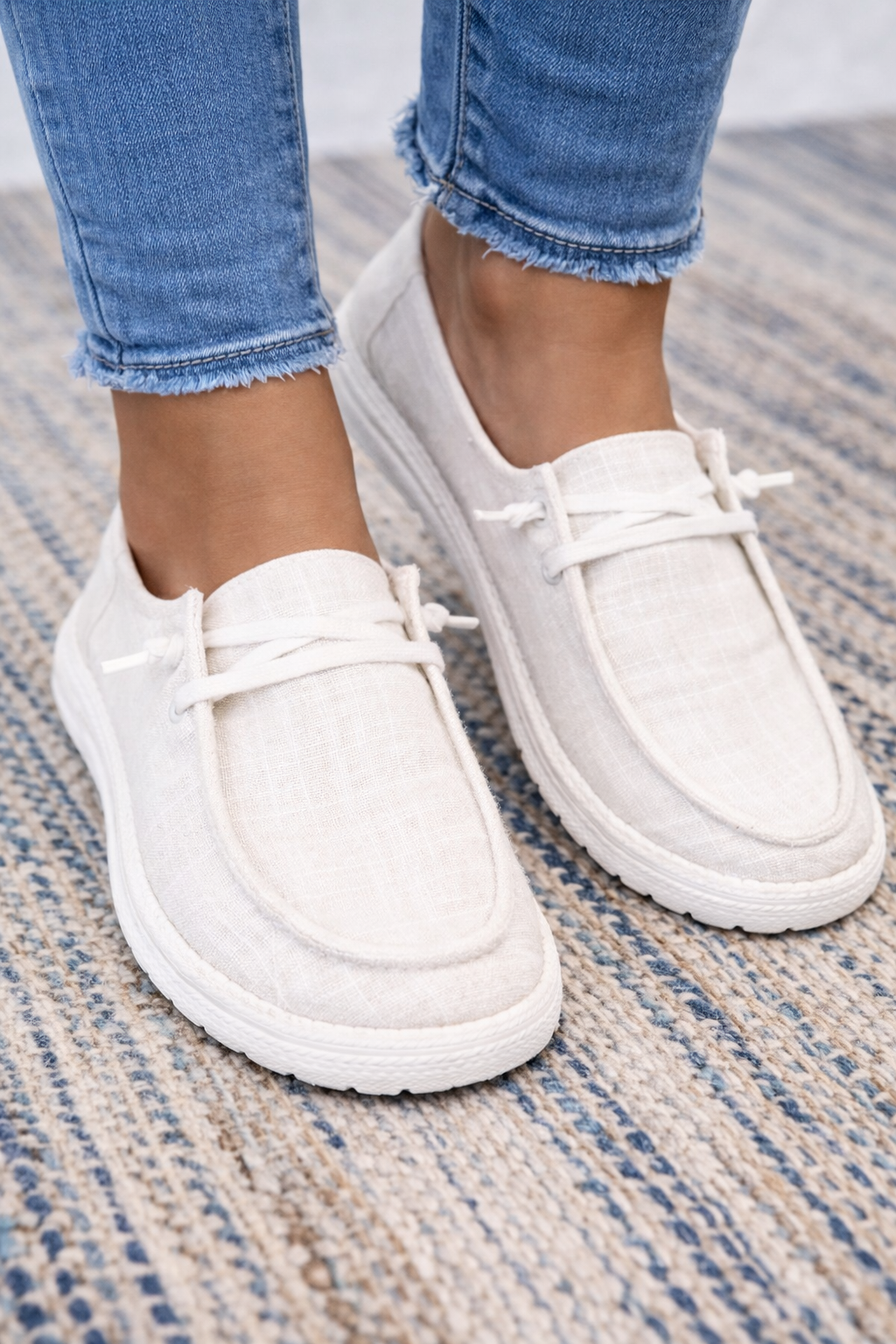 Plaid Canvas Elizabeth Ainsley Everyday Comfort Sneakers