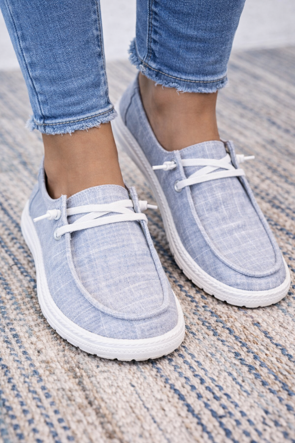 Plaid Canvas Elizabeth Ainsley Everyday Comfort Sneakers