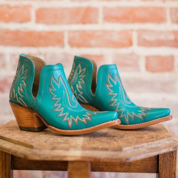 Fabia | Orthopedic Women’s Western Ankle Cowboy Boots