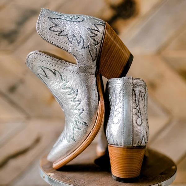 Fabia | Orthopedic Women’s Western Ankle Cowboy Boots