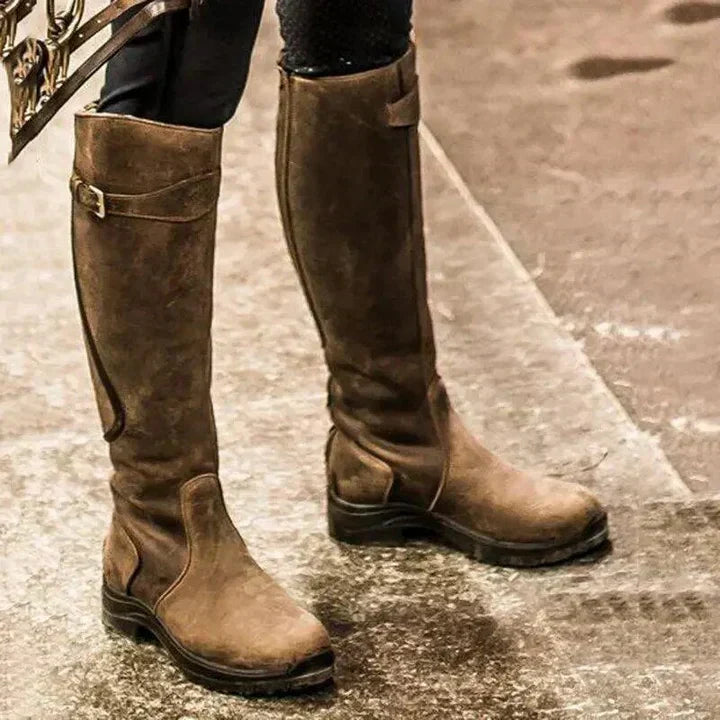 Hannah | Women’s Tall Riding Boots with Orthopedic Cushioning Support