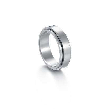 Celestial Engraved Band Ring – Moon, Star & Minimal Pattern Set