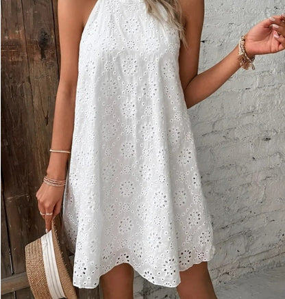 Chic Lace Sleeveless Dress Elizabeth Ainsley