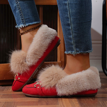 Velvet Plush Loafers by Elizabeth Ainsley
