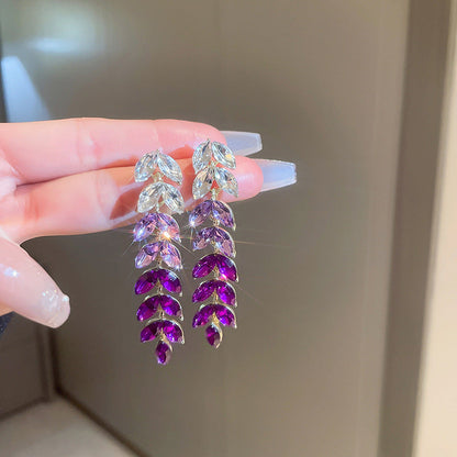 Vintage Fashion Crystal Chandelier Earrings