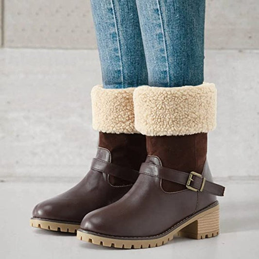 Modesty | WinterHaven Orthopedic Fur-Cuff Ankle Boots