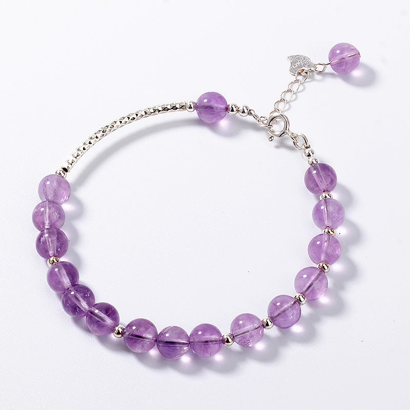 Beaded Chain Bracelet with Natural Stone Detail