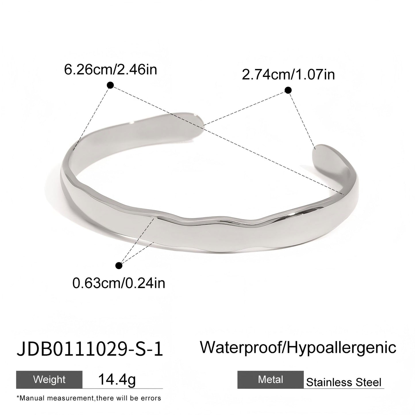 Mixed-Form Bangle and Cuff Bracelet Collection with Modern Contrast