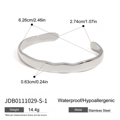 Mixed-Form Bangle and Cuff Bracelet Collection with Modern Contrast