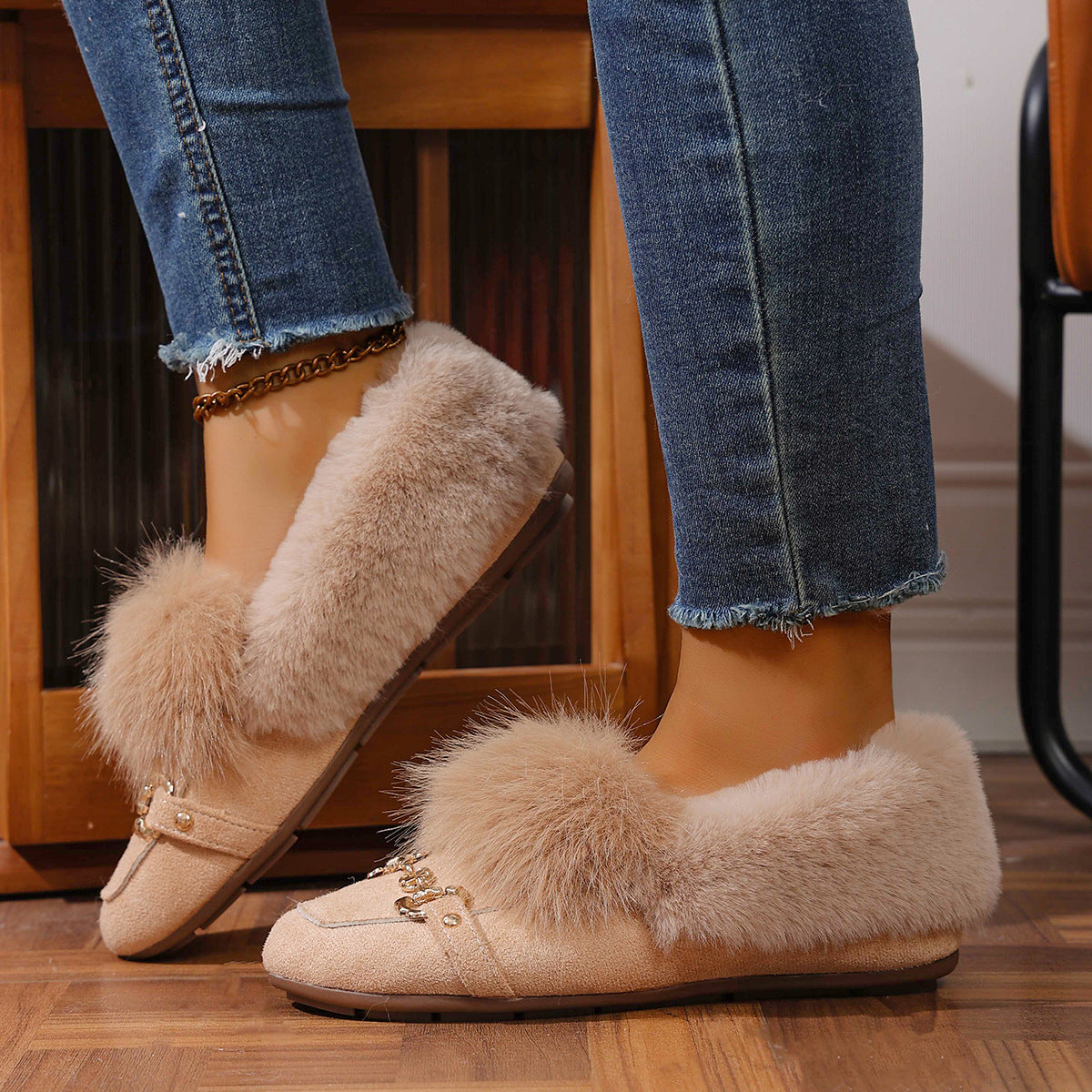 Velvet Plush Loafers by Elizabeth Ainsley