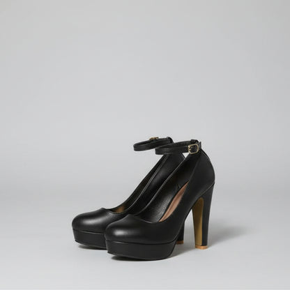 Elegant Chunky Heel Pumps by Elizabeth Ainsley