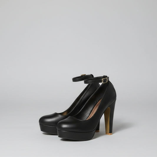 Elegant Chunky Heel Pumps by Elizabeth Ainsley