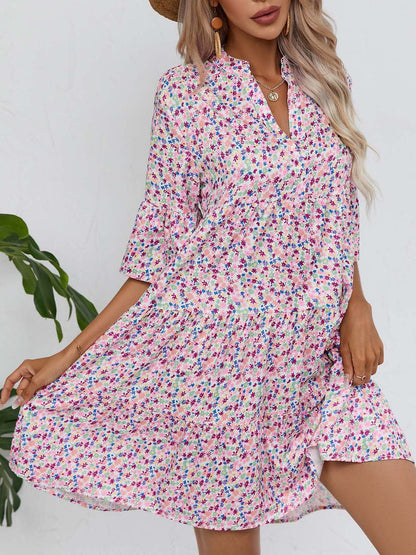 Boho V-Neck Summer Dress by Elizabeth Ainsley